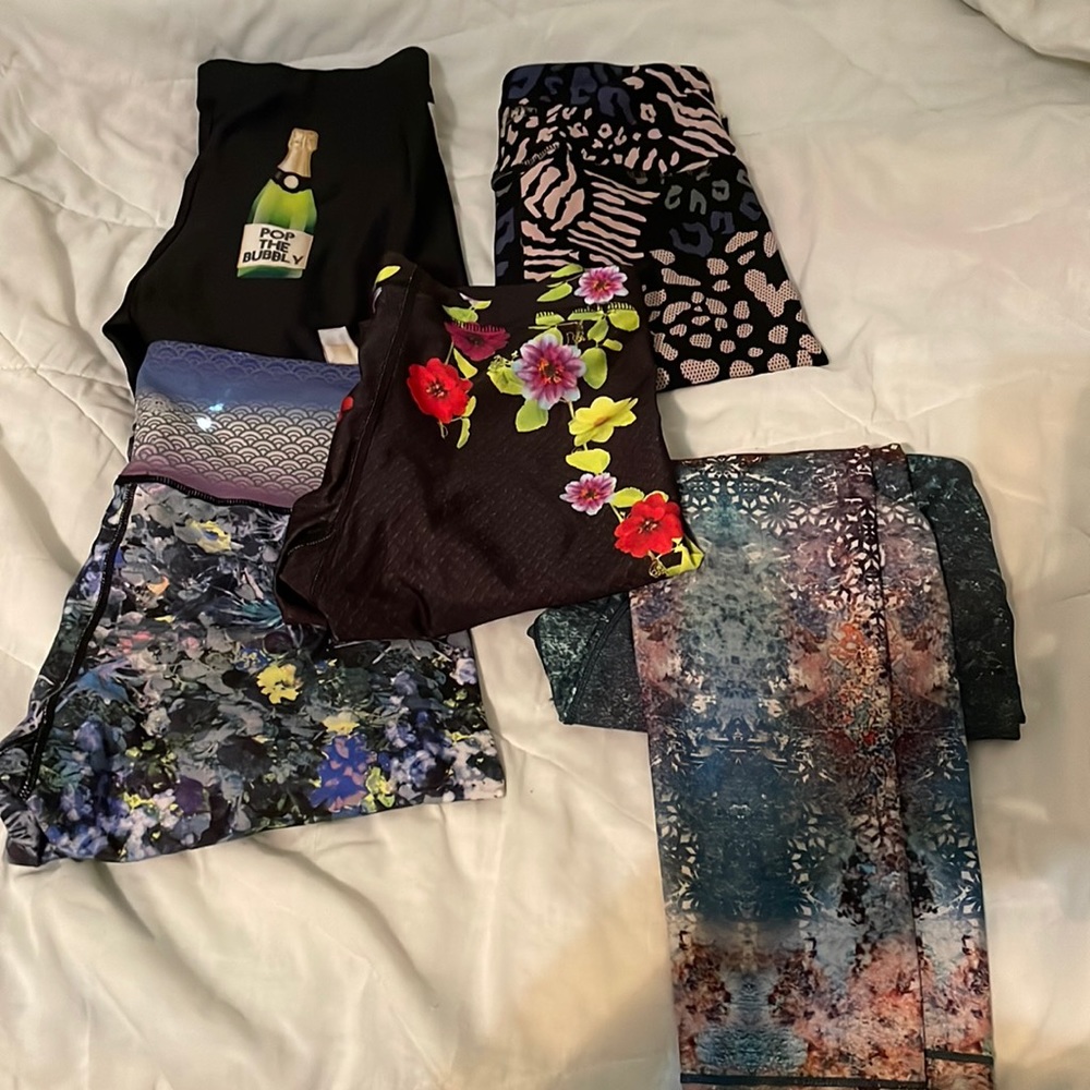 Five Pairs of Leggings Workout